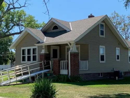 The side view of the Turning Point Transitional Living building