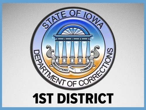 Official DOC seal above the words 1st District