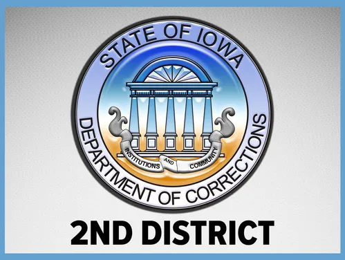 Official DOC seal above the words 2nd District