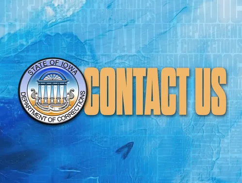 Official DOC seal next to the words Contact Us