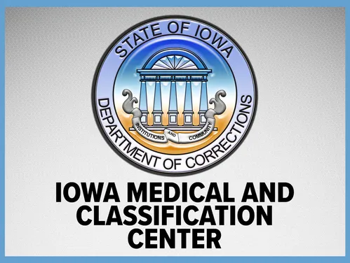 Official DOC seal above the words Iowa Medical and Classification Center
