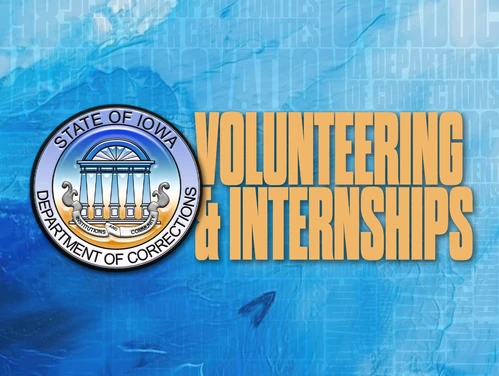 Official DOC seal next to the words Volunteers & Interns