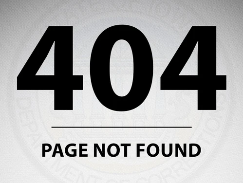 404 Page Not Found on gray background