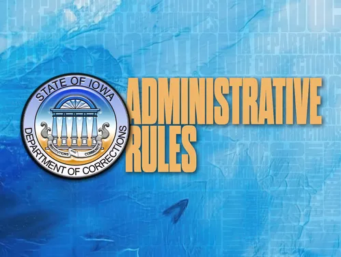 DOC Seal with words "Administrative Rules"