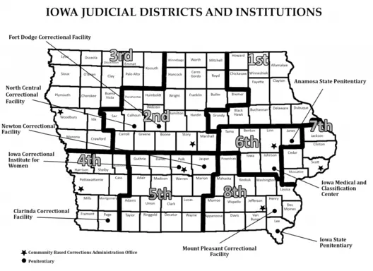 Iowa Map