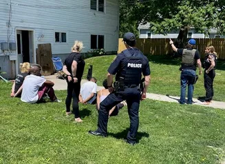 Operation outside of a house