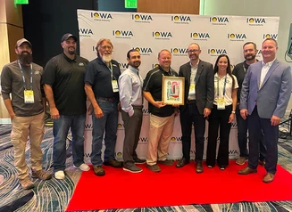 The Homes for Iowa team at the award banquet
