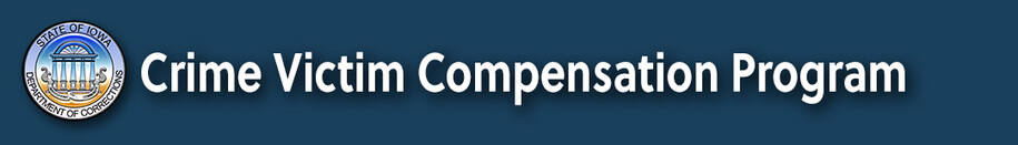 Official DOC seal next to the words Crime Victim Compensation Program