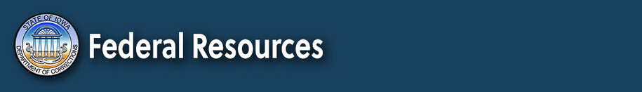 Official DOC seal next to the words Federal Resources