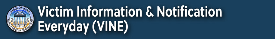 Official DOC seal next to the acronym VINE