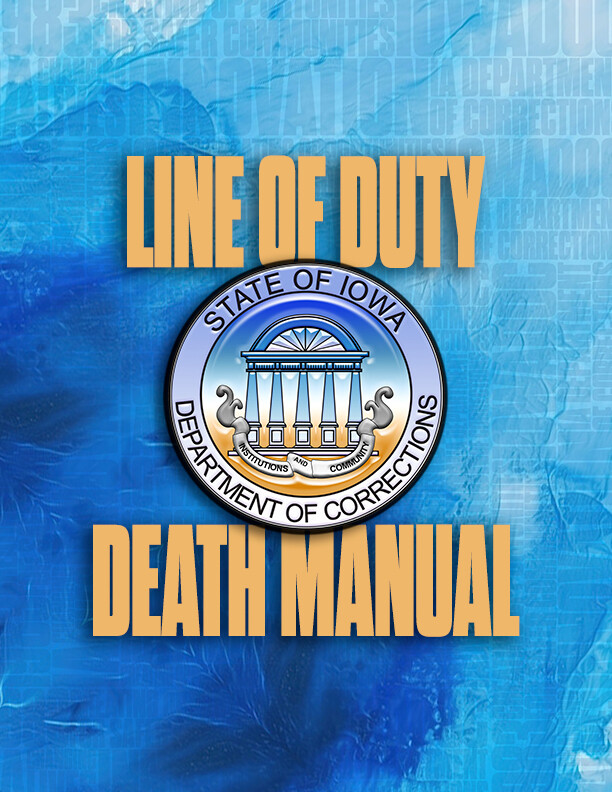 Official DOC seal next to the words Line of Duty Death Manual