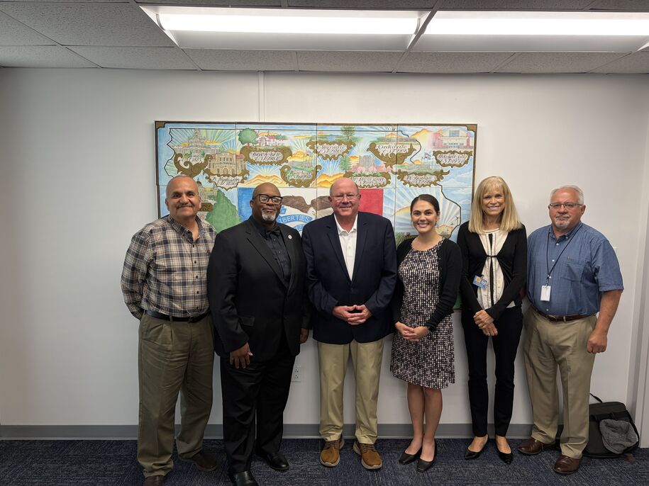 Board members left to right: Randel Ponce, Trent Keller, Jim Kersten, Alexa Perez, Becky Williams, Jay Nelson